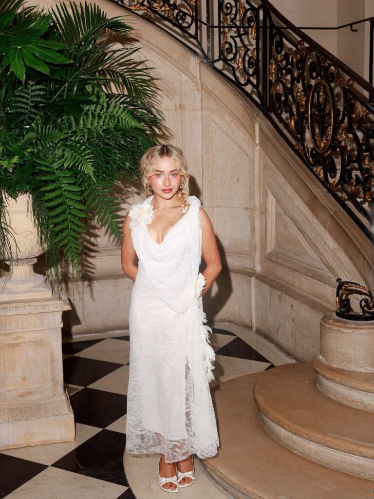 Sabrina Carpenter at the Dior Fashion Show (July 6, 2026)