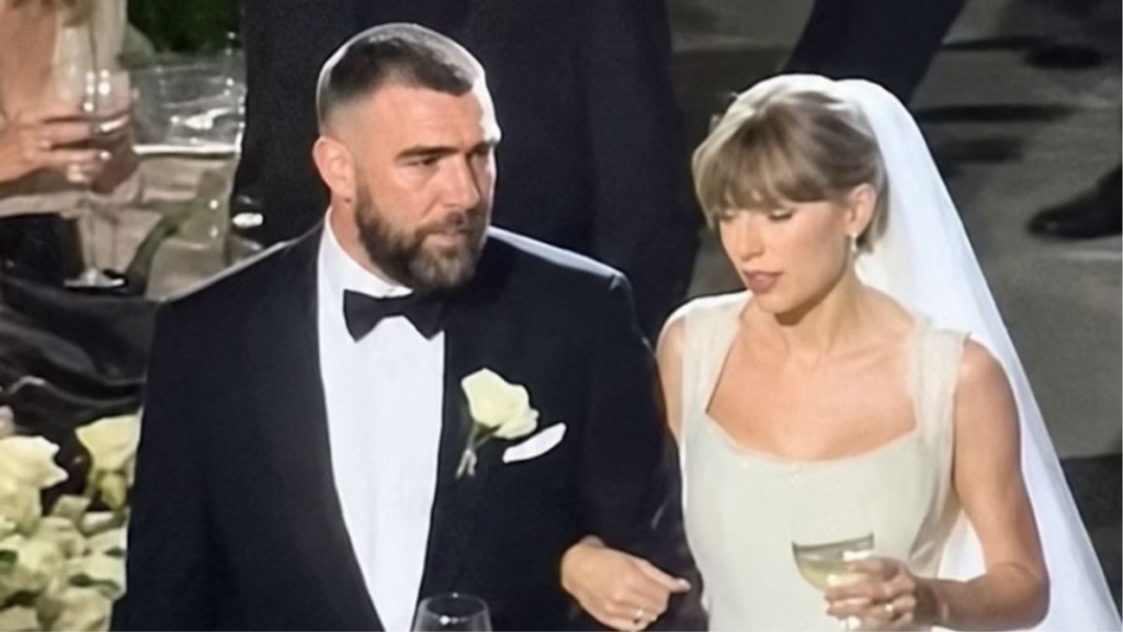 Are these real photos from Taylor Swift and Travis Kelce's wedding?