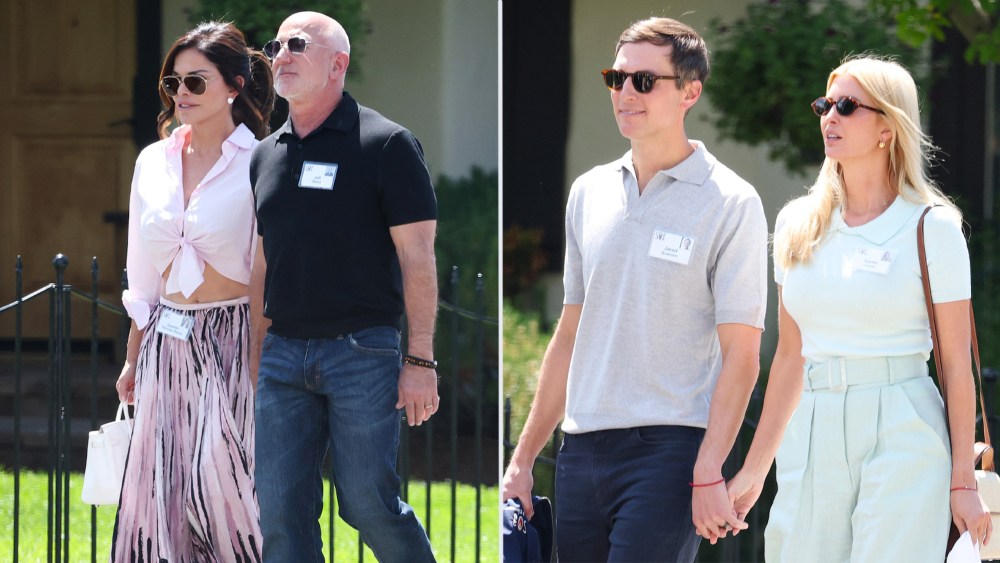 Lauren Sánchez and Ivanka Trump Offer Up Their Takes on Sun Valley Fashion Lauren Sánchez, Jeff Besos, Jared Kushner, Ivanka Trump