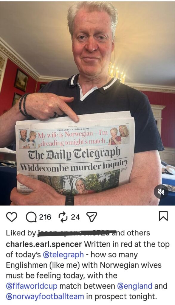 Charles Spencer is dreading today's World Cup match between England and Norway