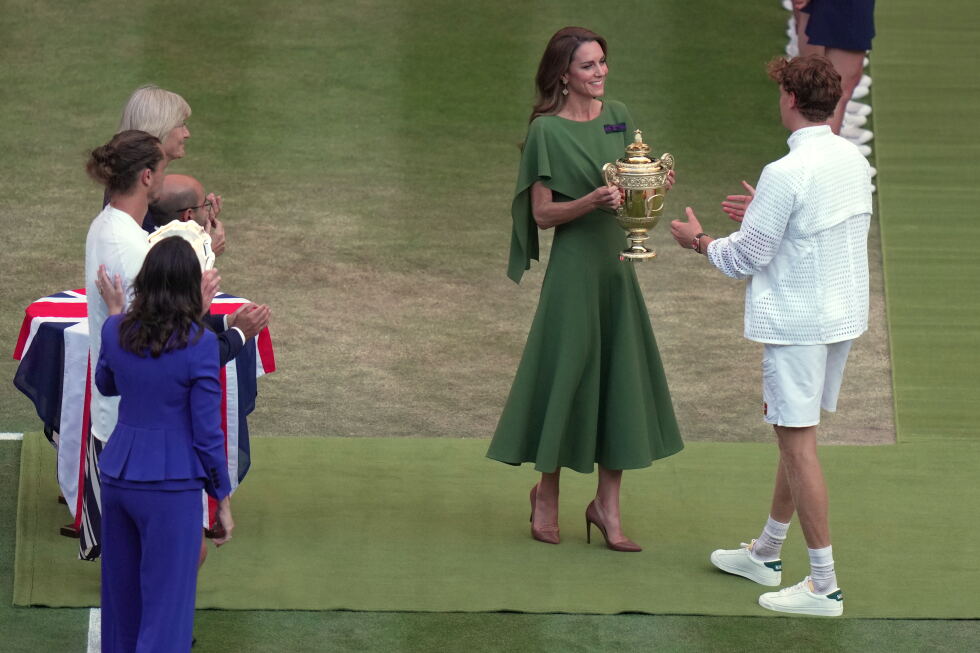 Prince William joins wife Kate in star-studded Royal Box for Wimbledon final Prince William joins wife Kate in star-studded Royal Box for Wimbledon final