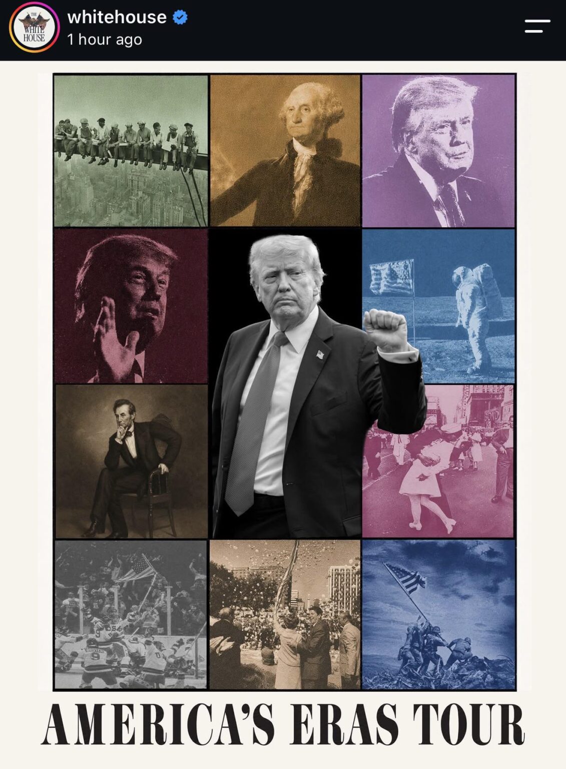 White House posts eras tour reference video