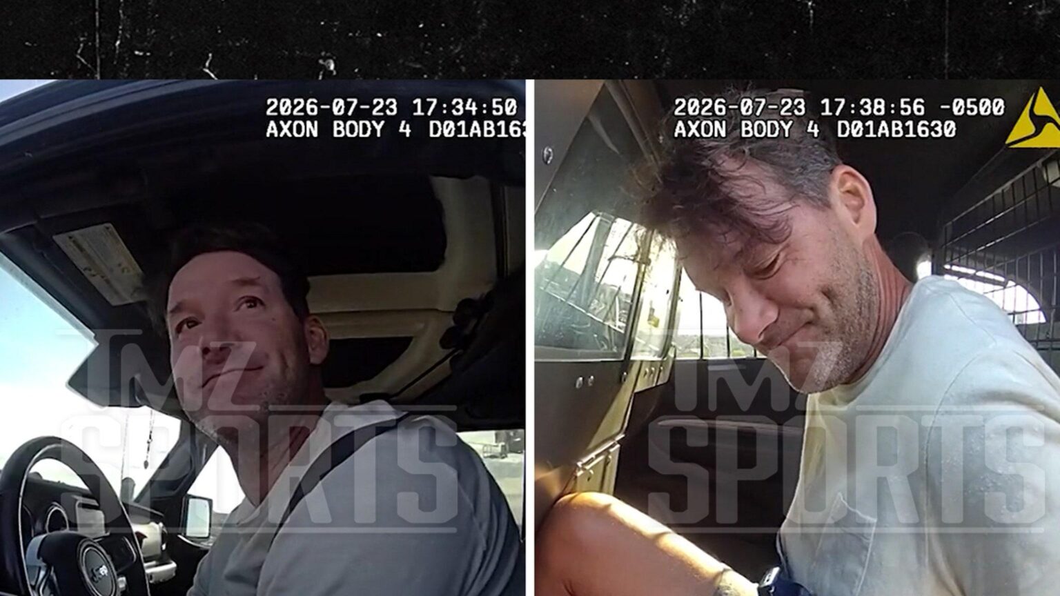 Tony Romo Tells Cops He Was Off to See His Grandparents Before OWI Bust, On Video