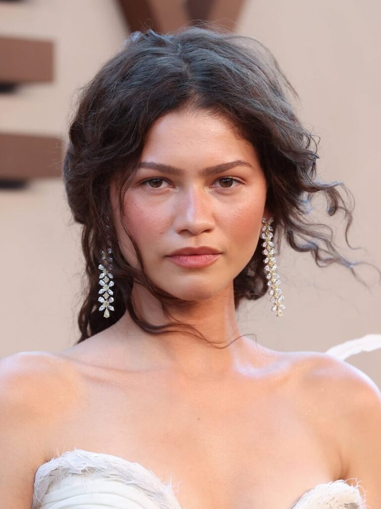 Zendaya’s ethereal 'The Odyssey' NYC premiere look: Makeup by Ernesto Casillas, Hair by Coree Moreno