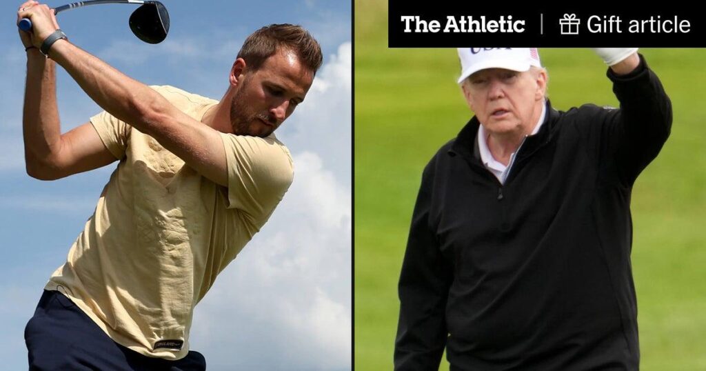 England Captain Harry Kane: “[Trump and I] played golf about 18 months ago. He invited me to play when I was down in Palm Beach. It was a pretty surreal experience just to meet and play golf with him. I hope I can golf as well as him when I'm his age. I’m just grateful he invited me down to play.”