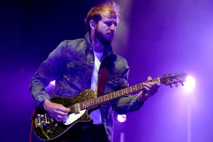 BERKELEY, CA - SEPTEMBER 22: Justin Vernon of Bon Iver performs in support of the bands' self titled release at The Greek Theater on September 22, 2011 in Berkeley, California. (Photo by Tim Mosenfelder/Getty Images)