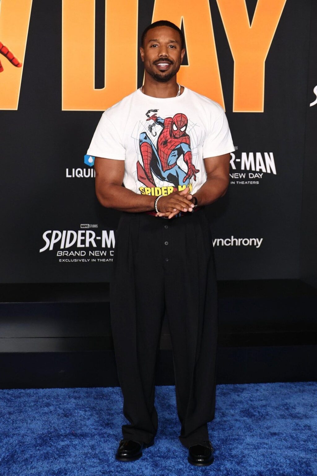 Michael B. Jordan at the premiere of "Spider-Man: Brand New Day" in Los Angeles (July 27, 2026)