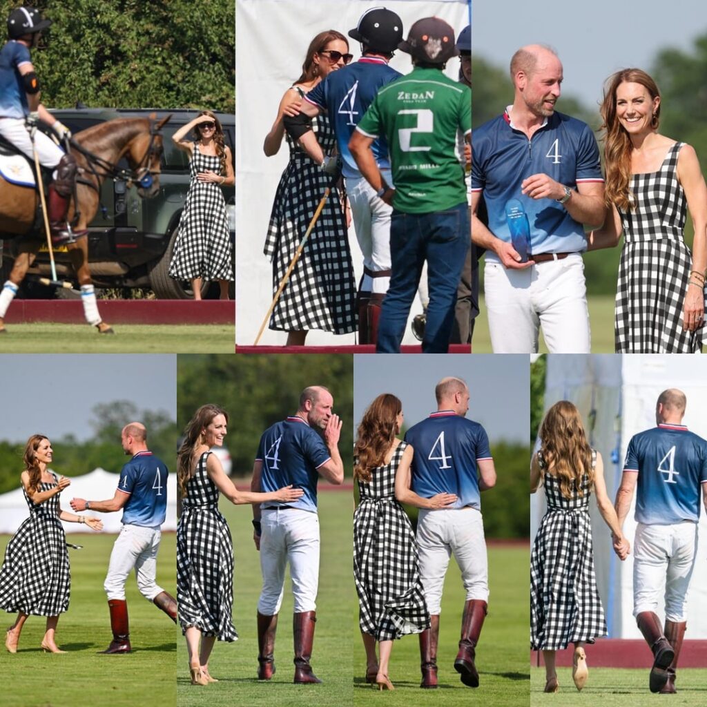 More Pics of the Prince and Princess of Wales at the Charity Polo Match