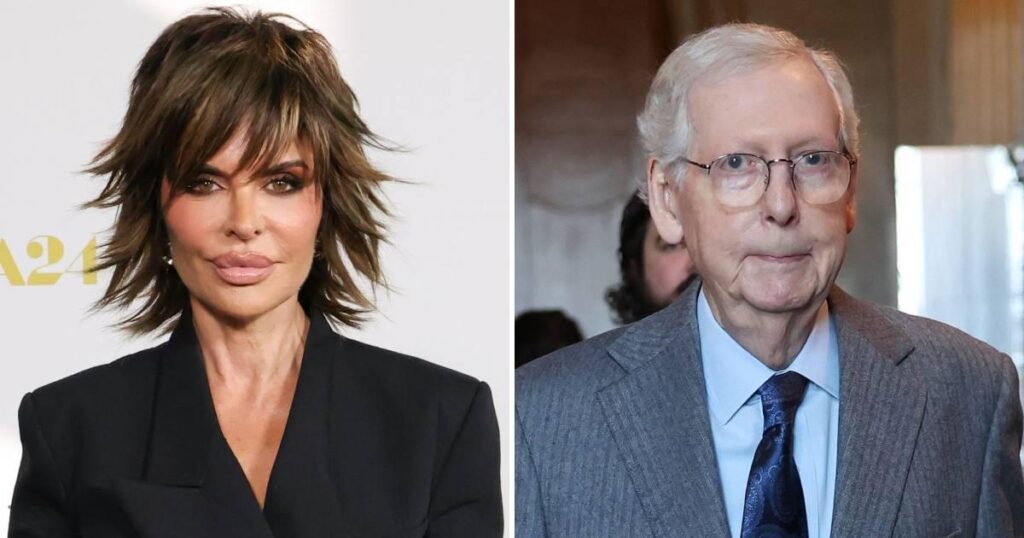 Lisa Rinna Compares Senator McConnell’s Mysterious Hospitalization to ‘Weekend at Bernie’s’ Plot