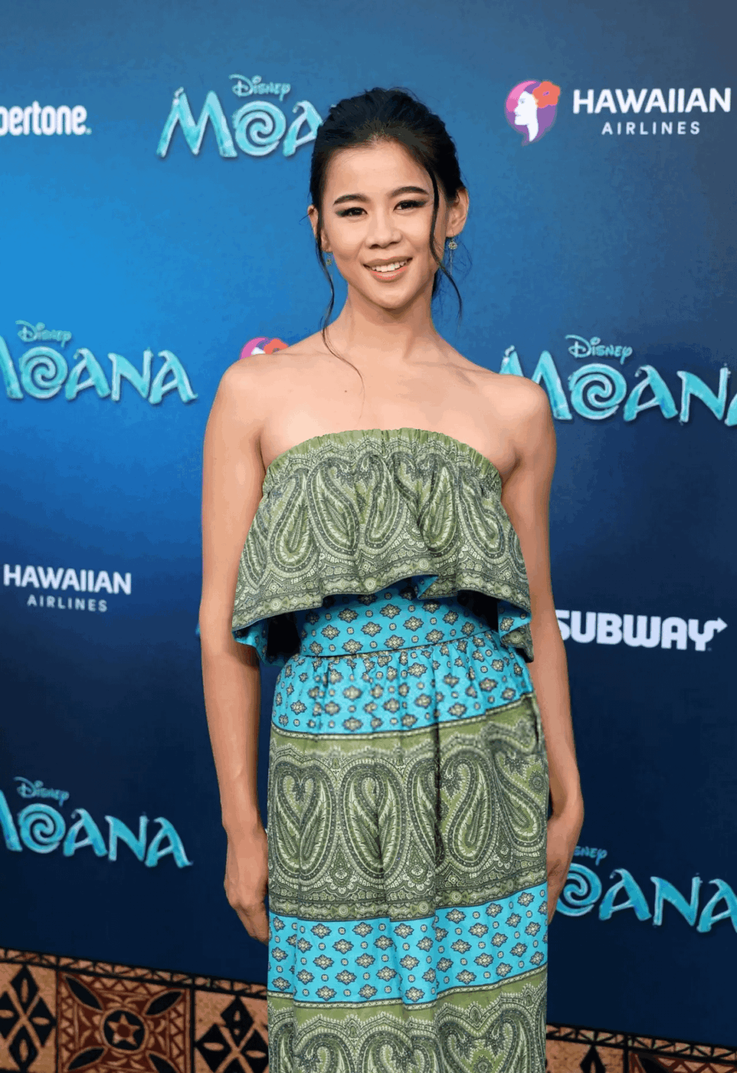Leah Lewis, Moana premiere in LA, July 7 2026