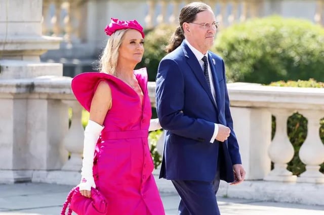 Princess Delphine at Belgium's National Day Celebrations