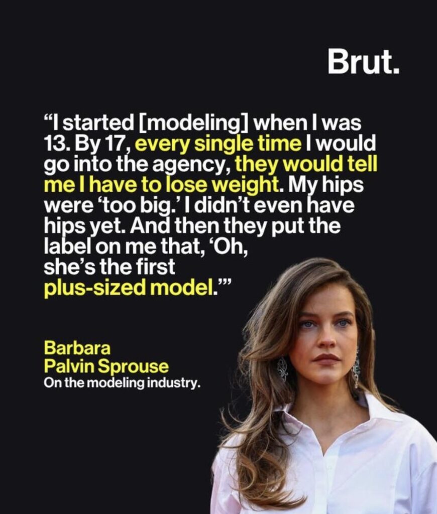Barbara Palvin Sprouse on the modeling industry: “By 17, every single time I would go into the agency, they would tell me I have to lose weight. My hips were ‘too big.’ I didn’t even have hips yet.“