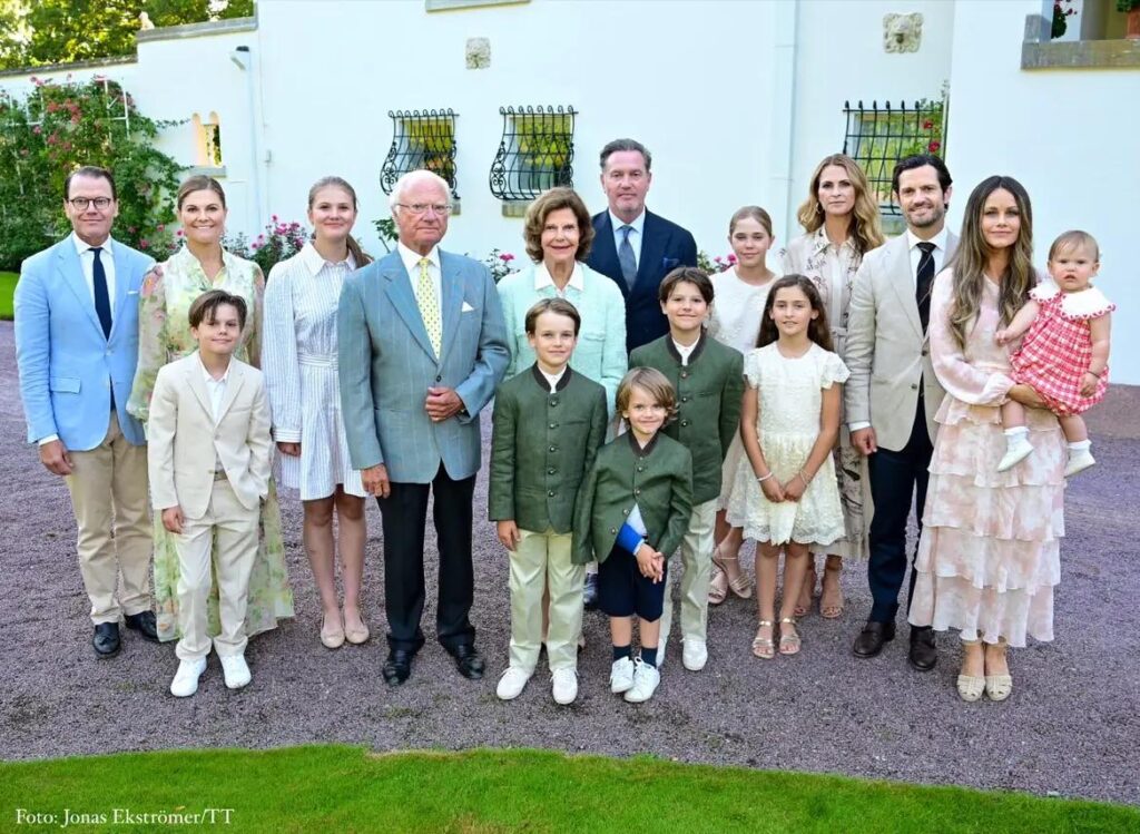 Group Photo from Crown Princess Victoria’s 49th Birthday