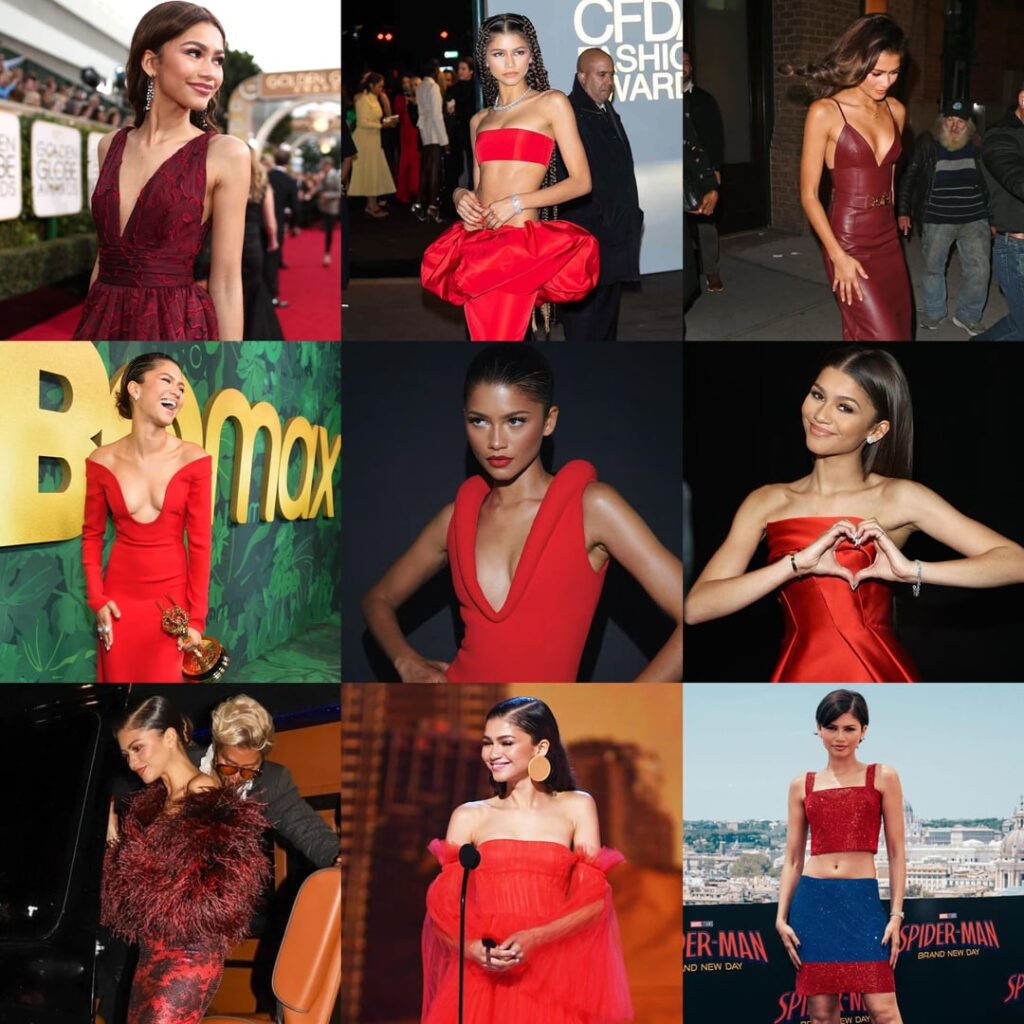 Zendaya’s looks in every color 🌈