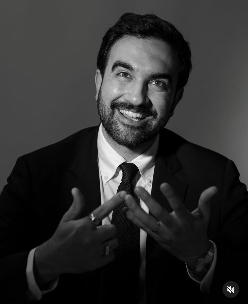 NYC Mayor Zohran Mamdani photographed by Devin Oktar Yalkin