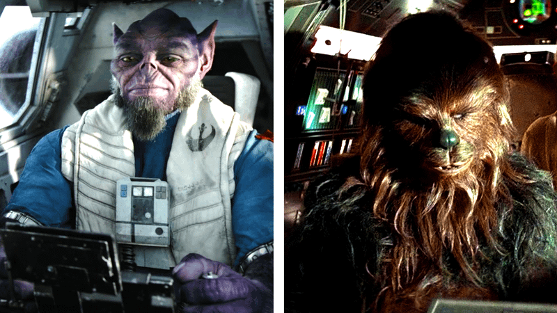 Zeb Orrelios alongside Wookiee, Chewbacca.