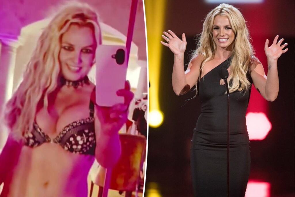 Britney Spears models lingerie while reflecting on feeling ‘like a robot’ during restrictive conservatorship