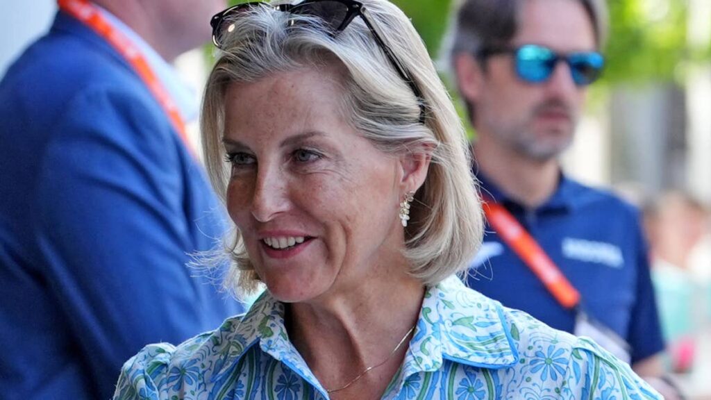 Duchess Sophie is a paisley princess as she navigates ‘severe’ weather warning Duchess Sophie is a paisley princess as she navigates 'severe' weather warning