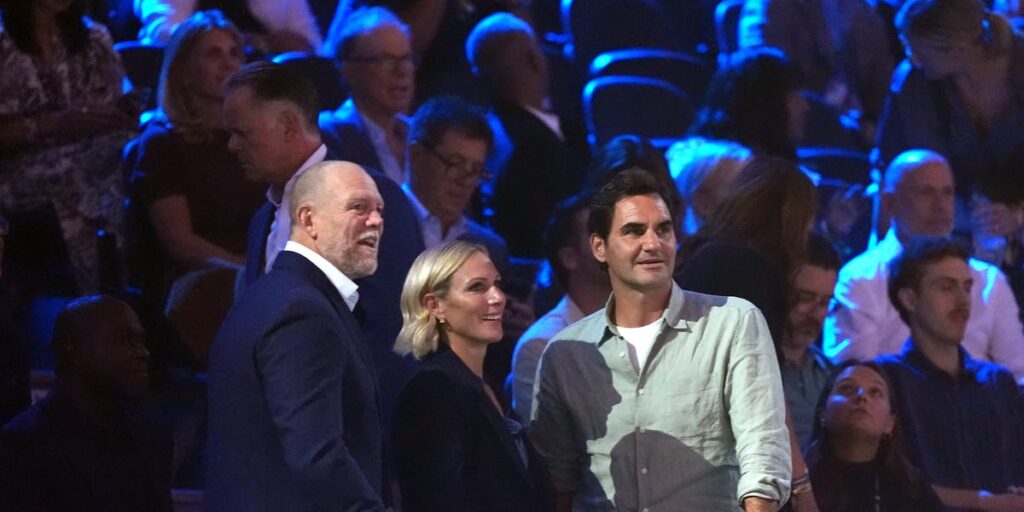 See Roger Federer with Zara and Mike Tindall at the Laver Cup 2026 in London See Roger Federer with Zara and Mike Tindall at the Laver Cup 2026 in London