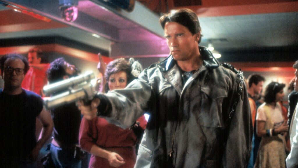 Best Movies About AI Apocalypse, From The Matrix to The Terminator The Terminator, Arnold Schwarzenegger, 1984.