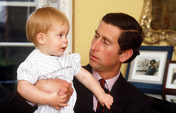 Charles with baby Harry