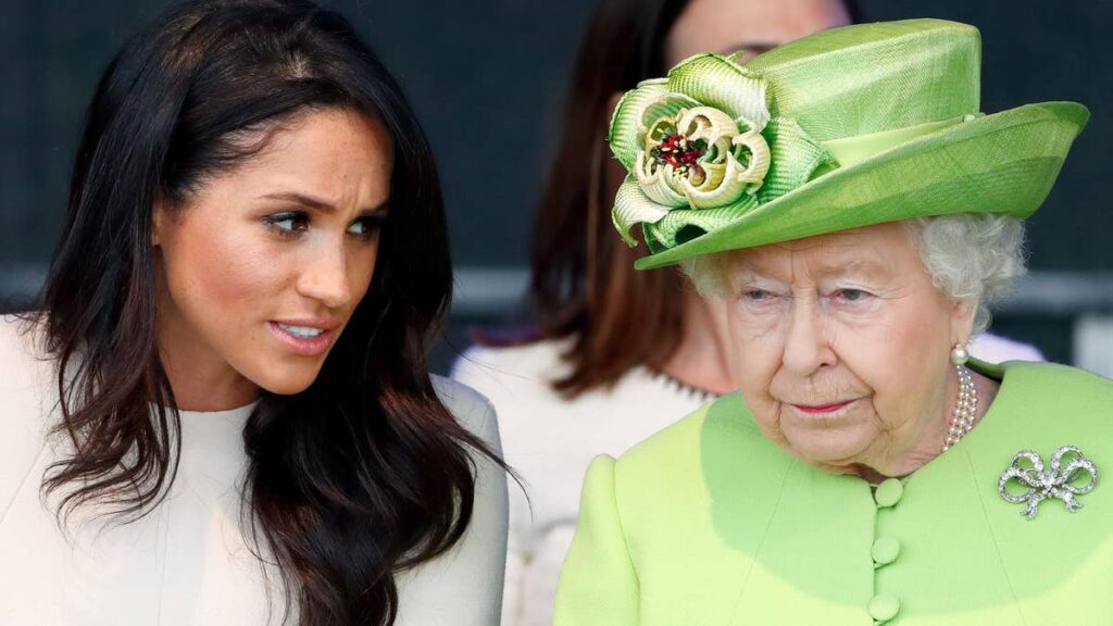 Queen Elizabeth’s 3-word order to Meghan Markle after she forgets royal protocol Queen Elizabeth's 3-word order to Meghan Markle after she forgets royal protocol