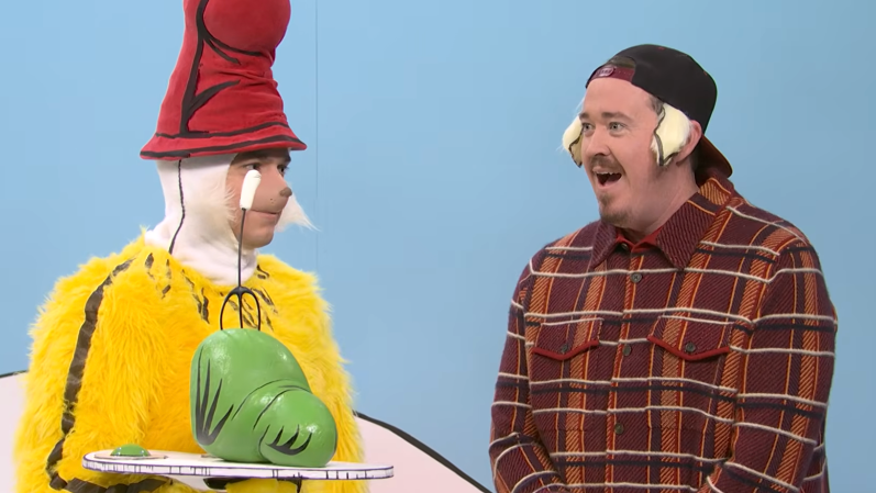 Shane Gillis was visibly embarrassed after accidentally cursing on 'Saturday Night Live'