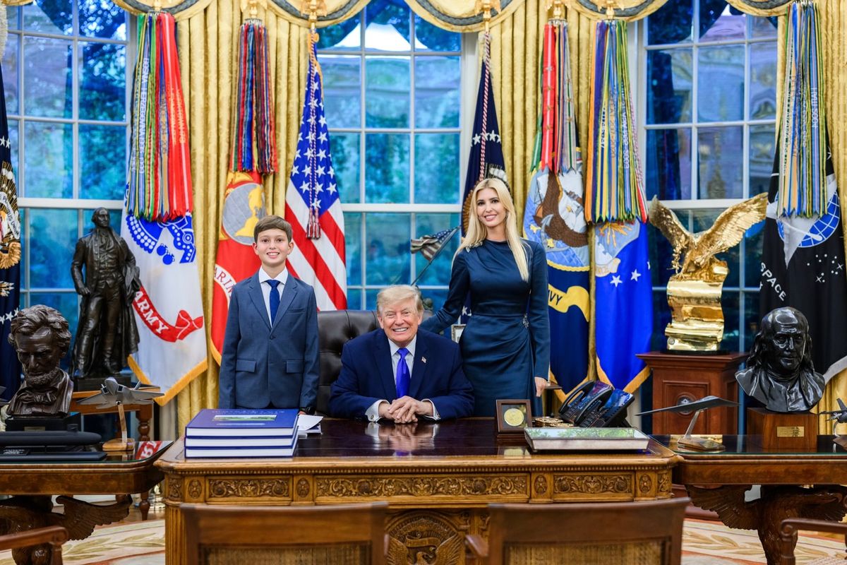 Three generations of the Trump family came together for Joseph's 13th birthday celebration in Washington, D.C.