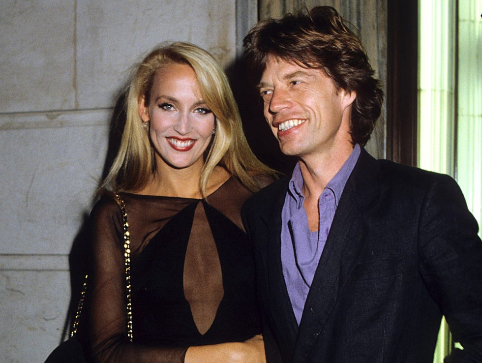 mick jagger, jerry hall