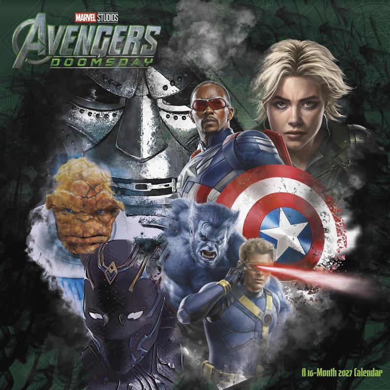 Avengers; Doomsday 2027 Calendar poster.